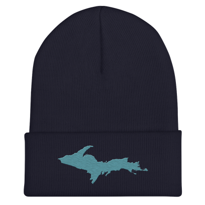 Upper Peninsula Cuffed Beanie | Huron Blue