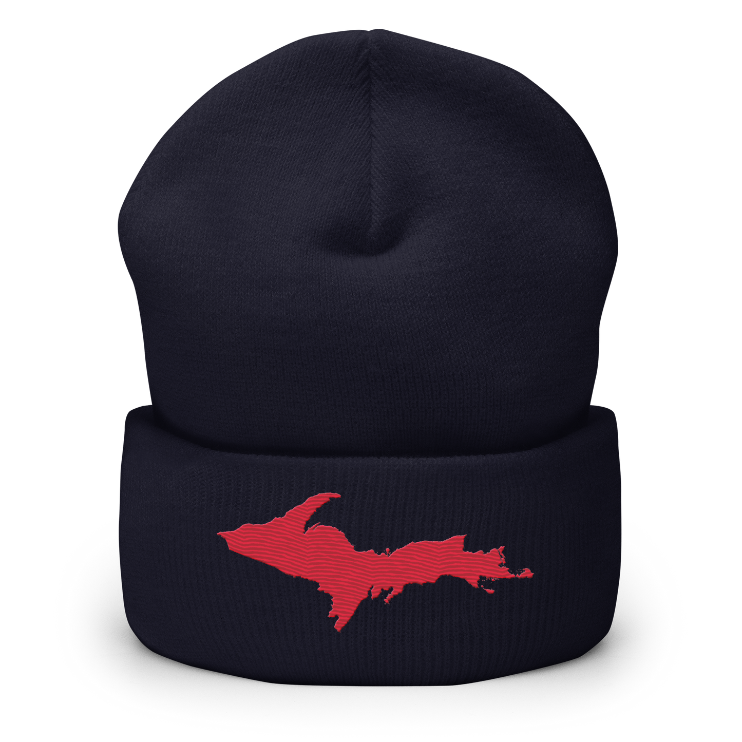 Upper Peninsula Cuffed Beanie | Lighthouse Red