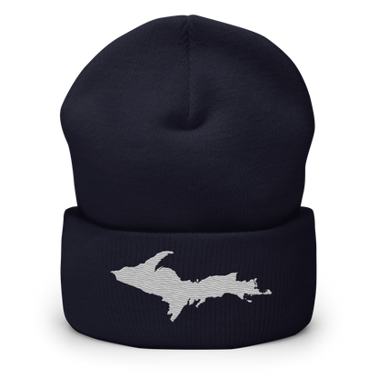 Upper Peninsula Cuffed Beanie | Platinum