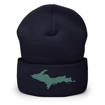 Upper Peninsula Cuffed Beanie | Copper Green