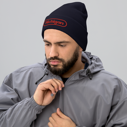 'Michigan' Cuffed Beanie | Video Game Parody