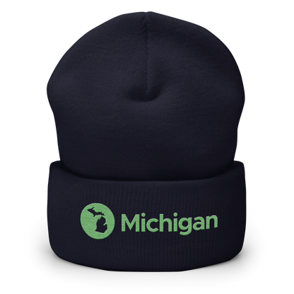 'Michigan' Cuffed Beanie | Music Streaming Parody