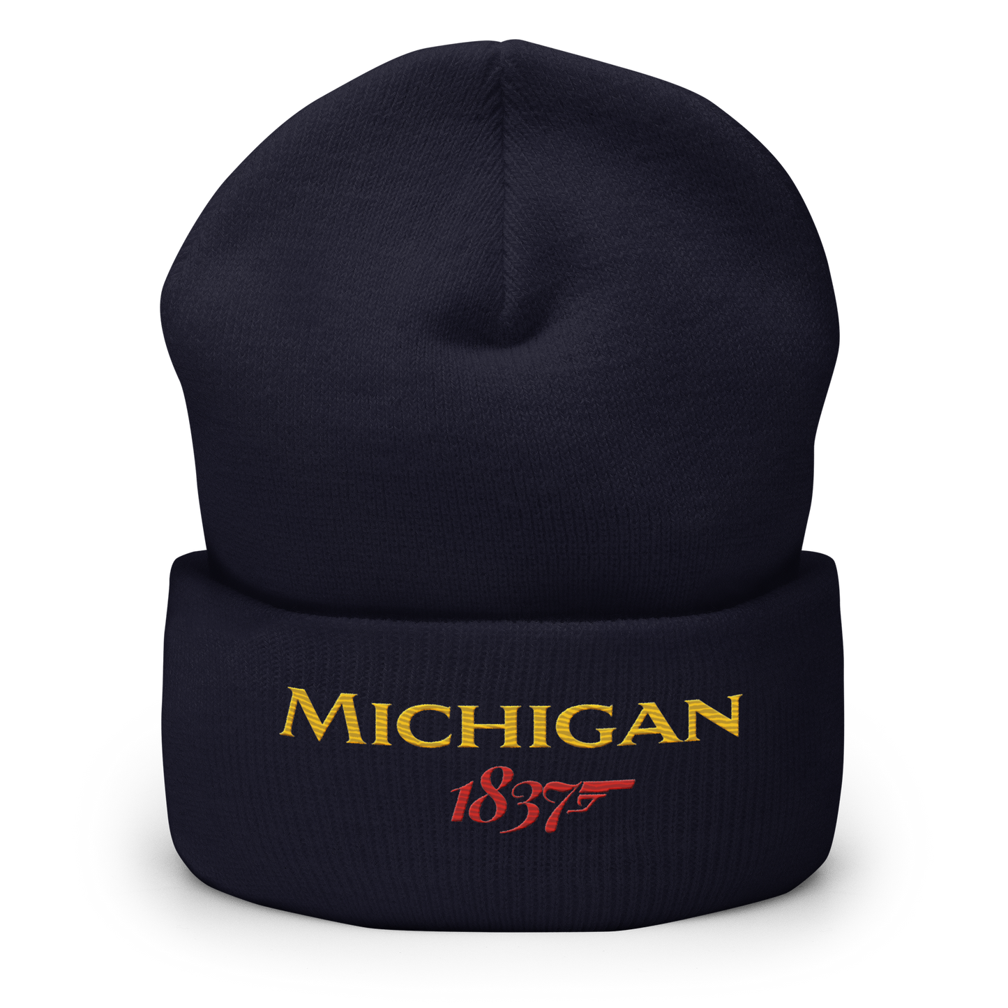 'Michigan 1837' Cuffed Beanie | British Spy Parody