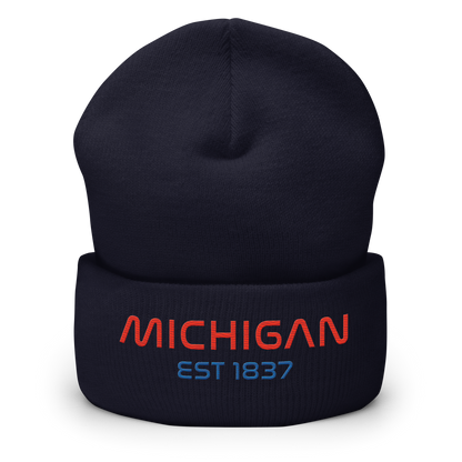 'Michigan' Cuffed Beanie | Space Agency Parody