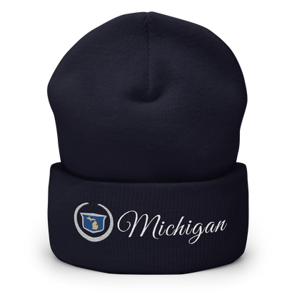 'Michigan' Cuffed Beanie | Luxury Vehicle Parody