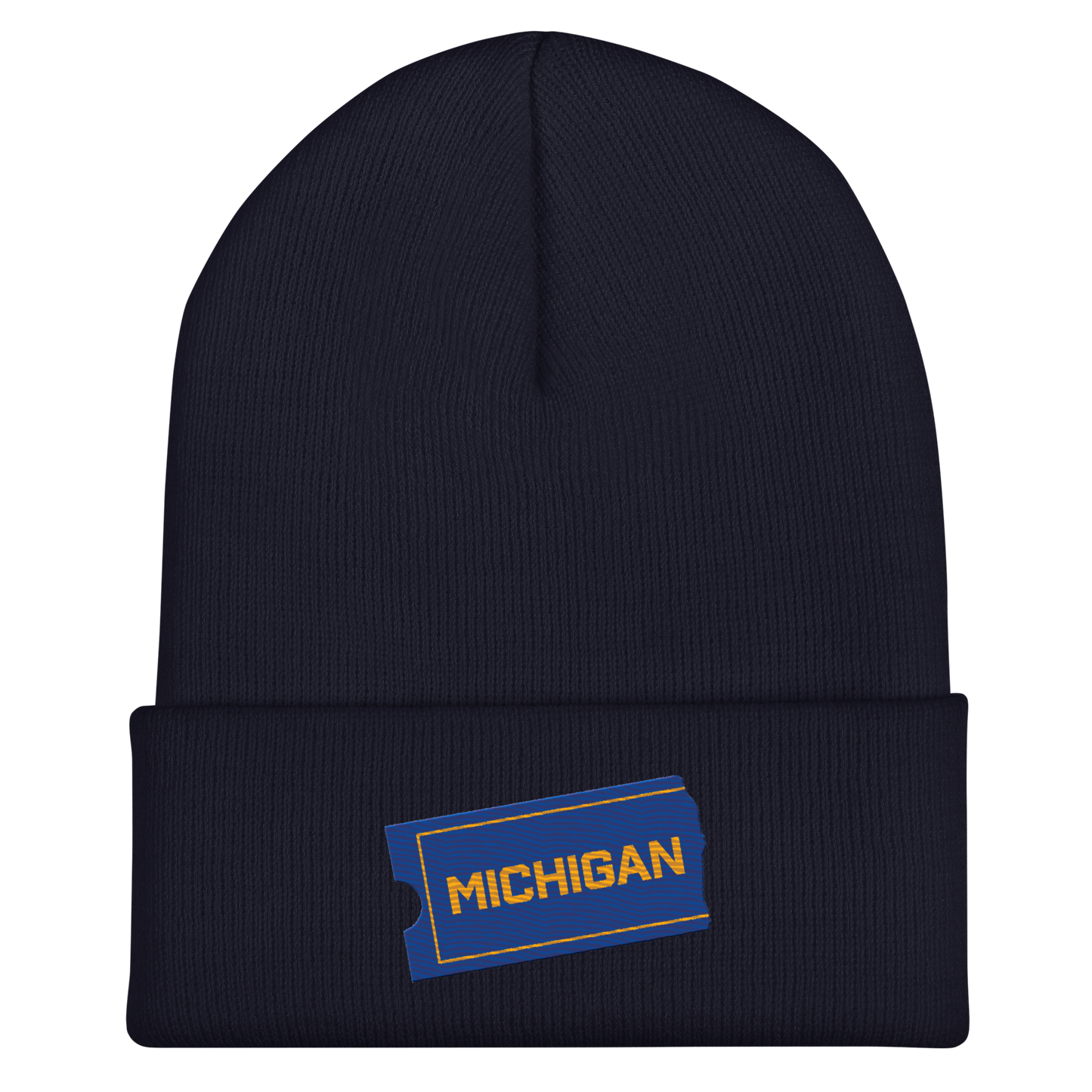 'Michigan' Cuffed Beanie | Video Rental Parody