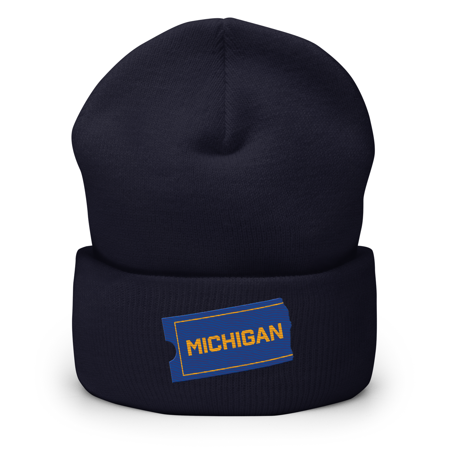 'Michigan' Cuffed Beanie | Video Rental Parody