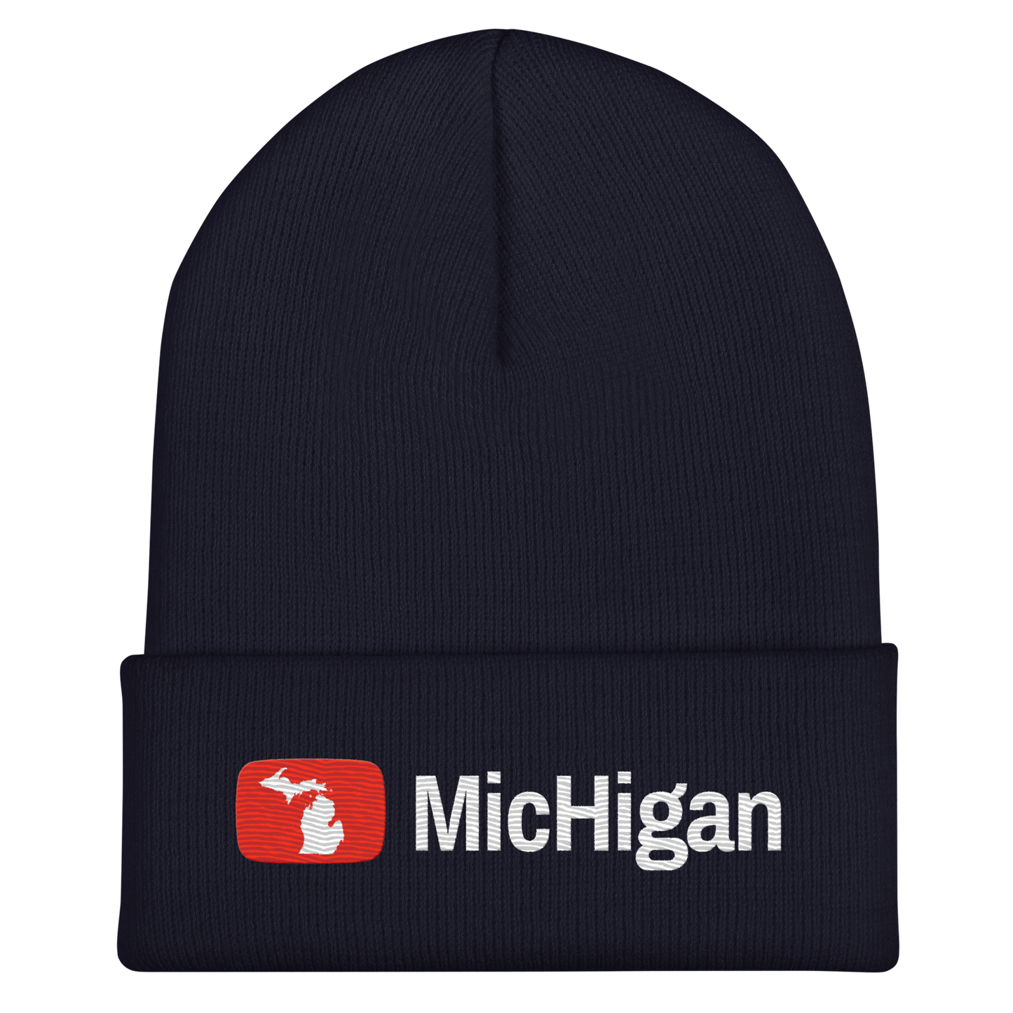 'Michigan' Cuffed Beanie | Video Sharing Parody