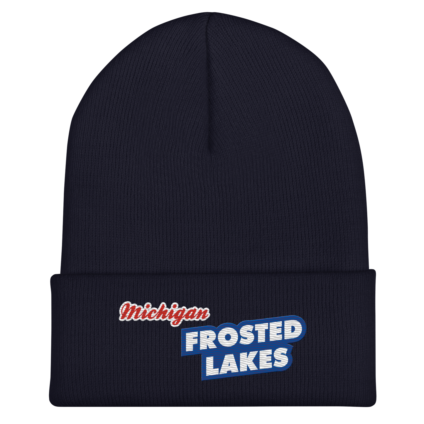 'Michigan Frosted Lakes' Cuffed Beanie | Cereal Parody