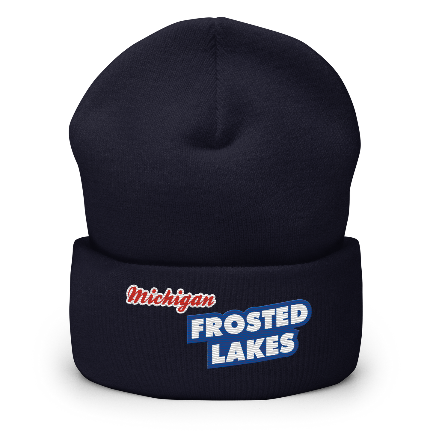 'Michigan Frosted Lakes' Cuffed Beanie | Cereal Parody