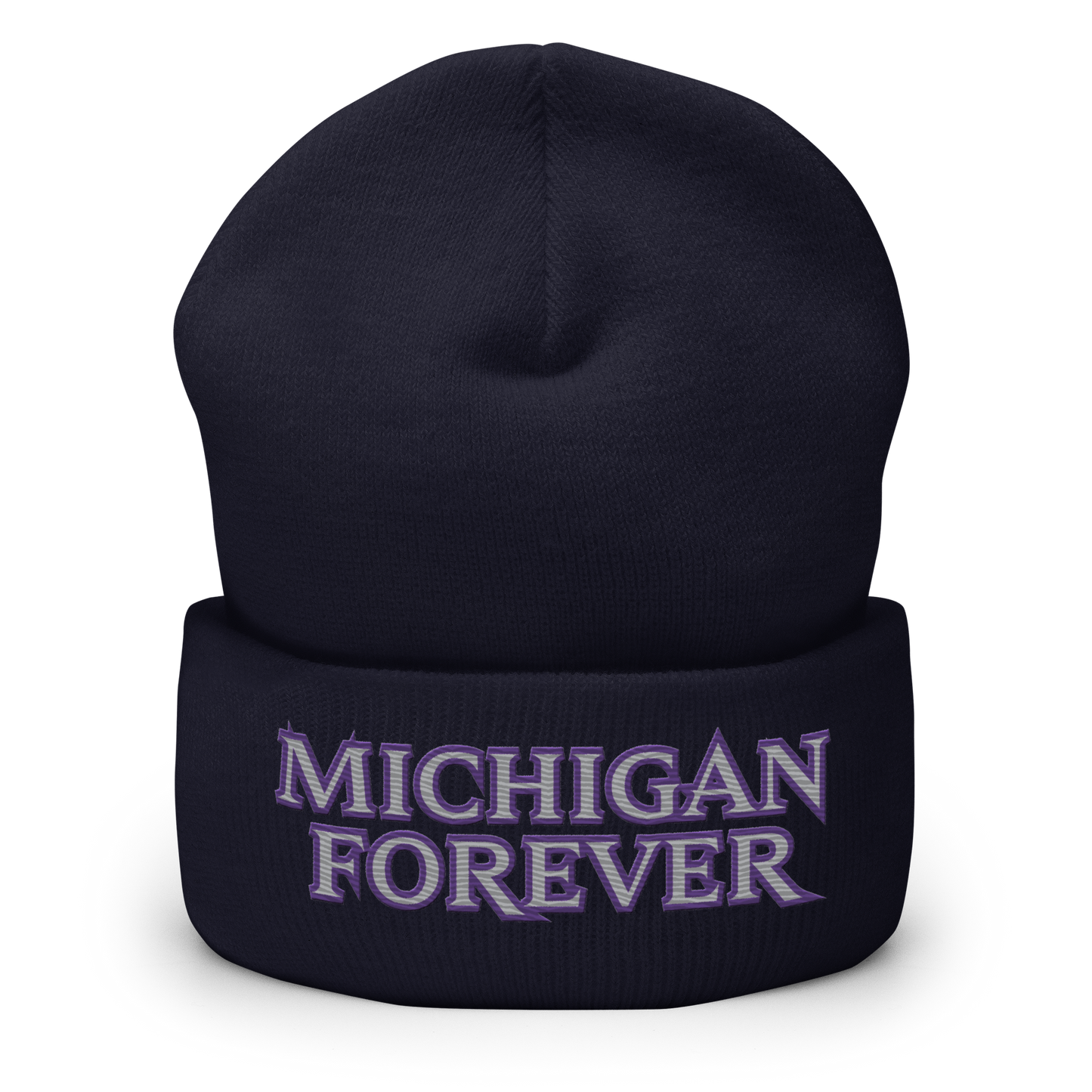 'Michigan Forever' Cuffed Beanie | African Cat Parody