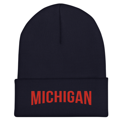 'Michigan' Cuffed Beanie | Streaming Parody