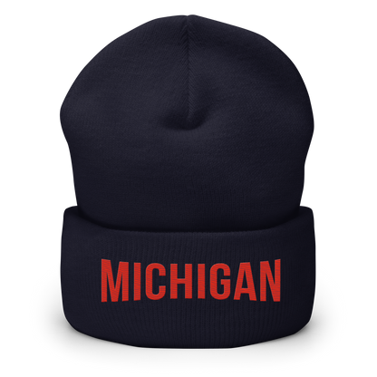 'Michigan' Cuffed Beanie | Streaming Parody