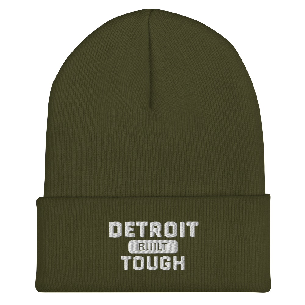 'Built Detroit Tough' Cuffed Beanie