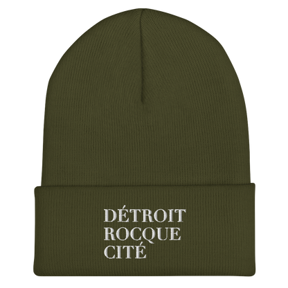 'Détroit Rocque Cité' Cuffed Beanie