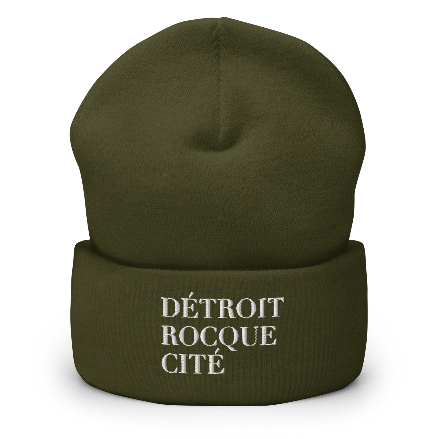 'Détroit Rocque Cité' Cuffed Beanie