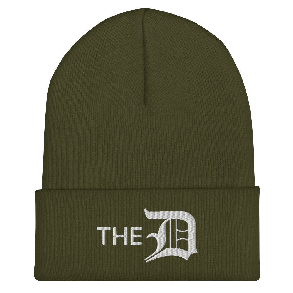 'The D' Cuffed Beanie (w/ Old English 'D')