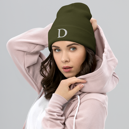 Detroit 'Old French D' Cuffed Beanie