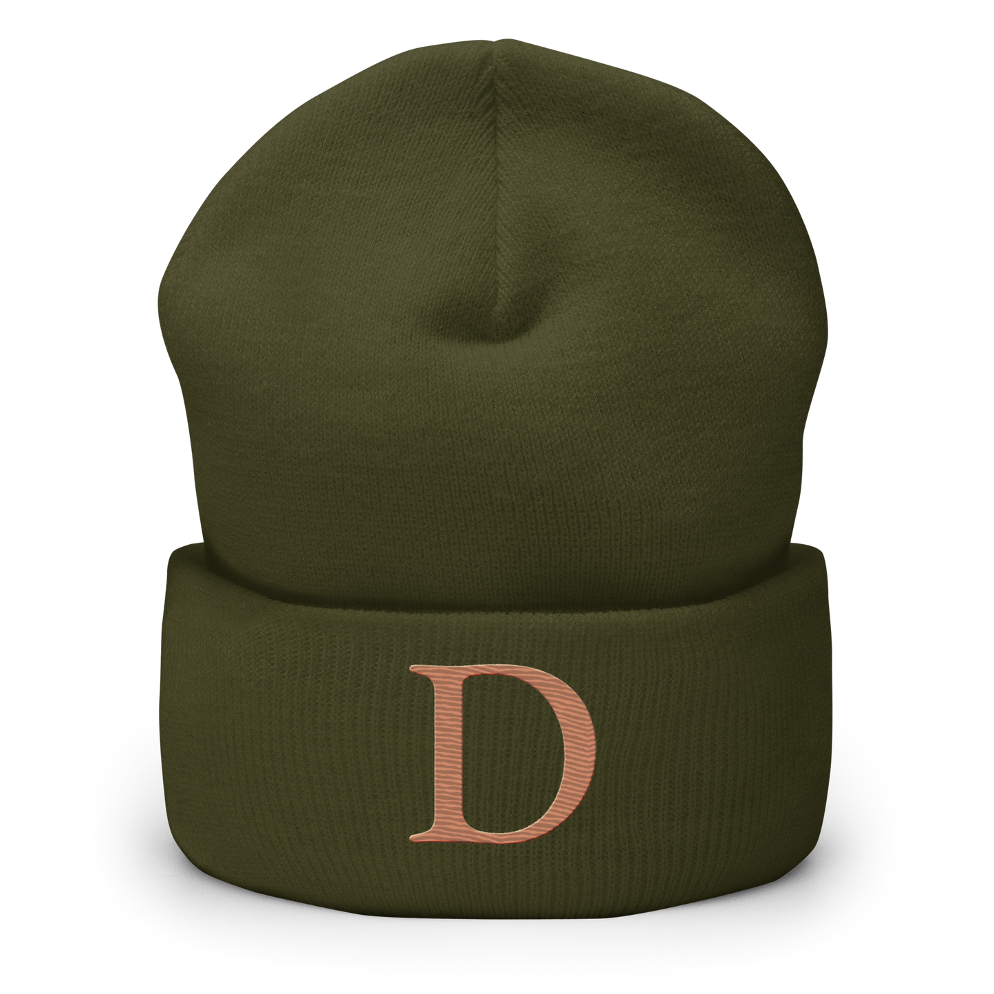 Detroit 'Old French D' Cuffed Beanie (Copper)