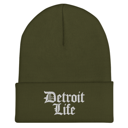 'Detroit Life' Cuffed Beanie