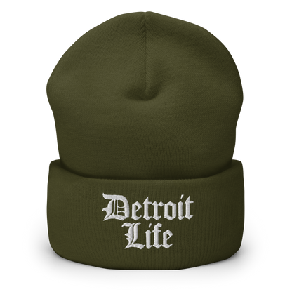 'Detroit Life' Cuffed Beanie