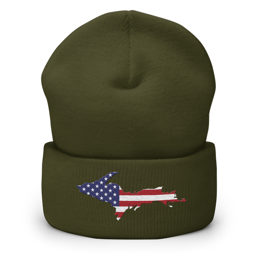 Upper Peninsula Cuffed Beanie | Patriotic Edition