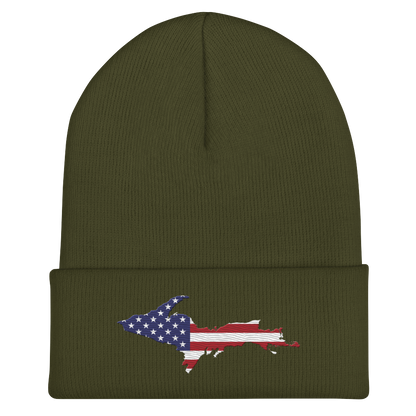 Upper Peninsula Cuffed Beanie | Patriotic Edition