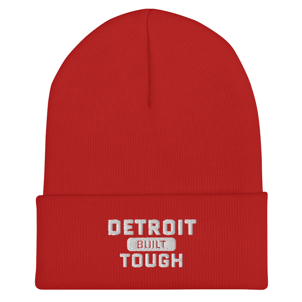 'Built Detroit Tough' Cuffed Beanie