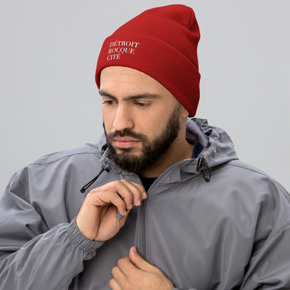 'Détroit Rocque Cité' Cuffed Beanie