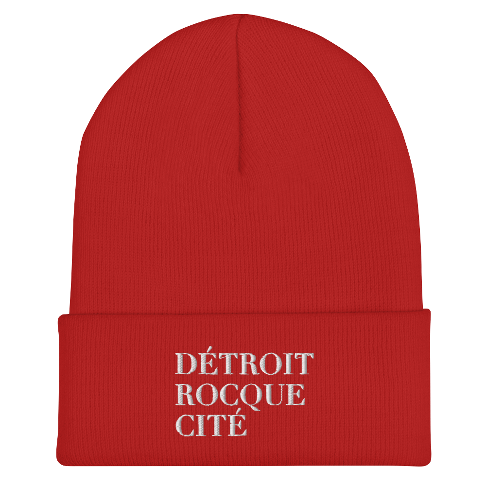 'Détroit Rocque Cité' Cuffed Beanie