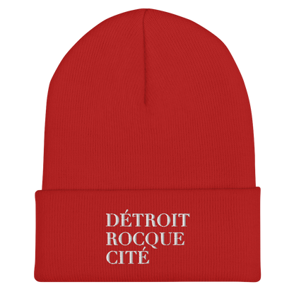 'Détroit Rocque Cité' Cuffed Beanie