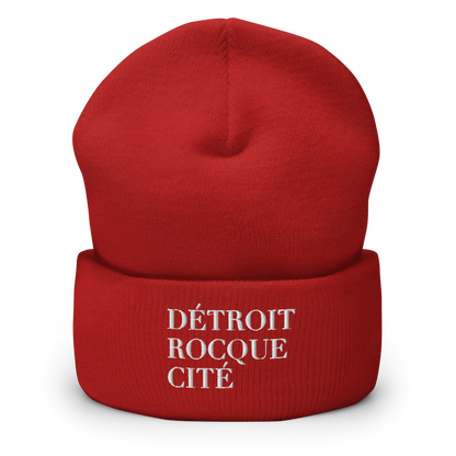 'Détroit Rocque Cité' Cuffed Beanie