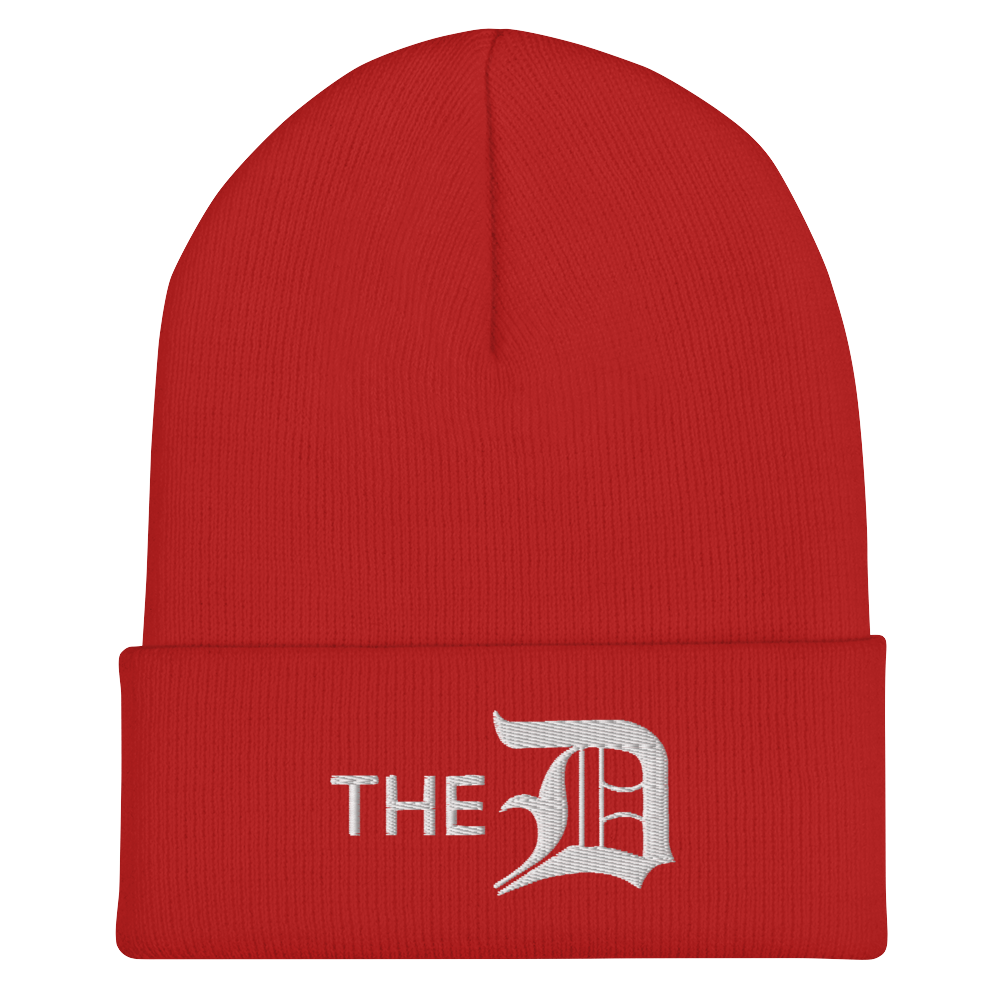 'The D' Cuffed Beanie (w/ Old English 'D')