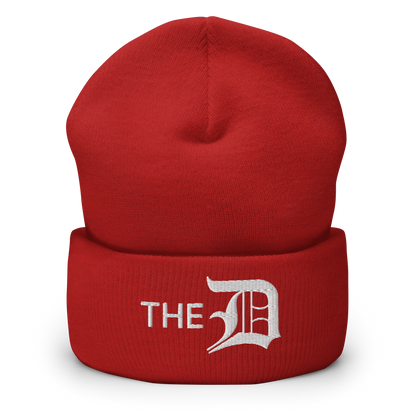 'The D' Cuffed Beanie (w/ Old English 'D')