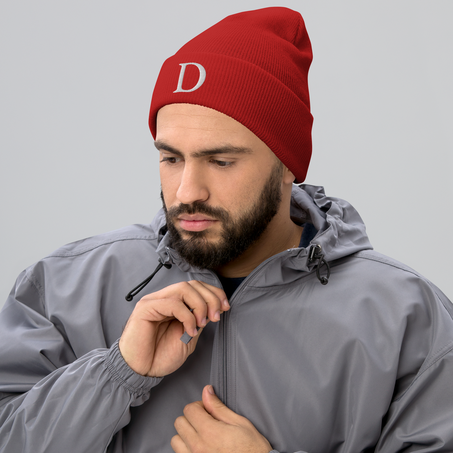 Detroit 'Old French D' Cuffed Beanie