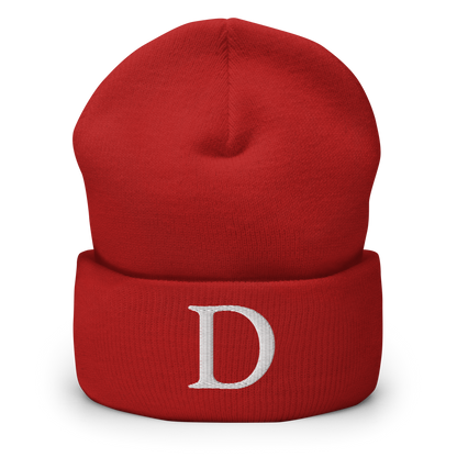 Detroit 'Old French D' Cuffed Beanie