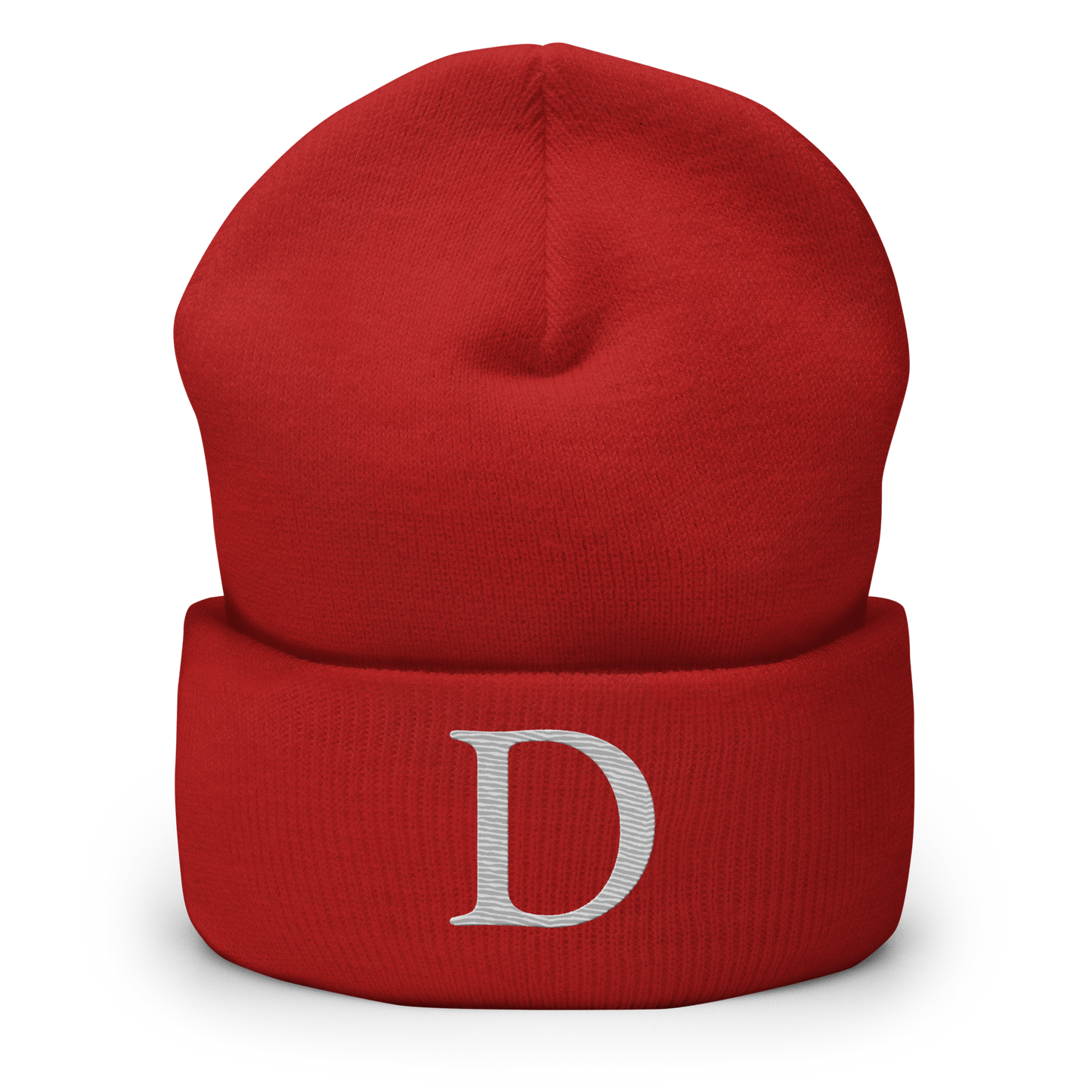 Detroit 'Old French D' Cuffed Beanie (Platinum)