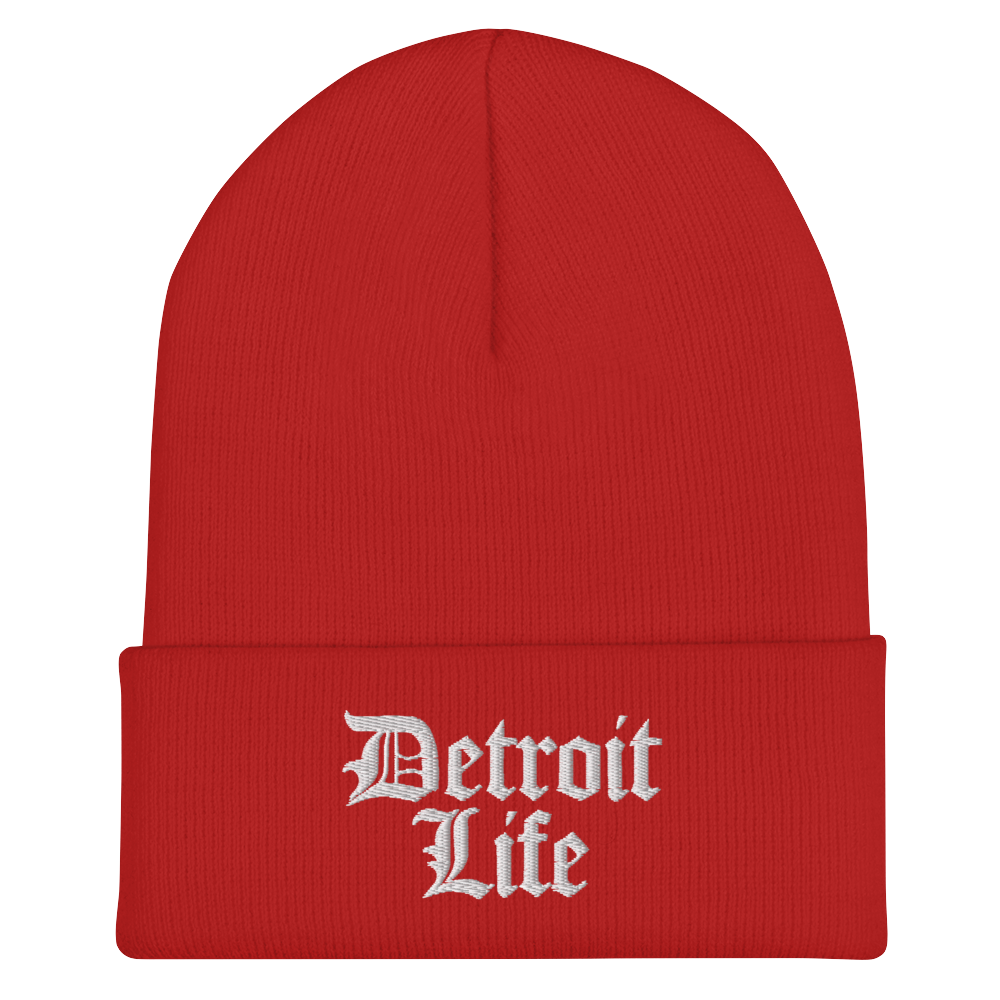 'Detroit Life' Cuffed Beanie