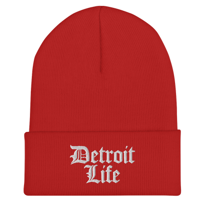 'Detroit Life' Cuffed Beanie