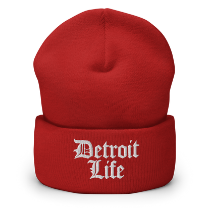 'Detroit Life' Cuffed Beanie