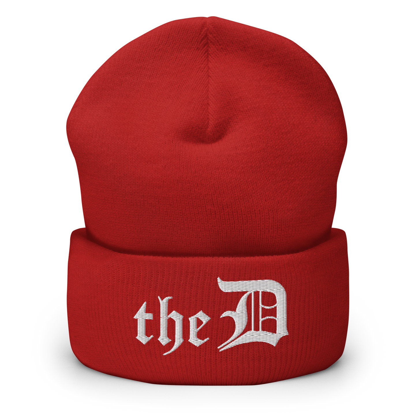 Detroit 'The D' Cuffed Beanie