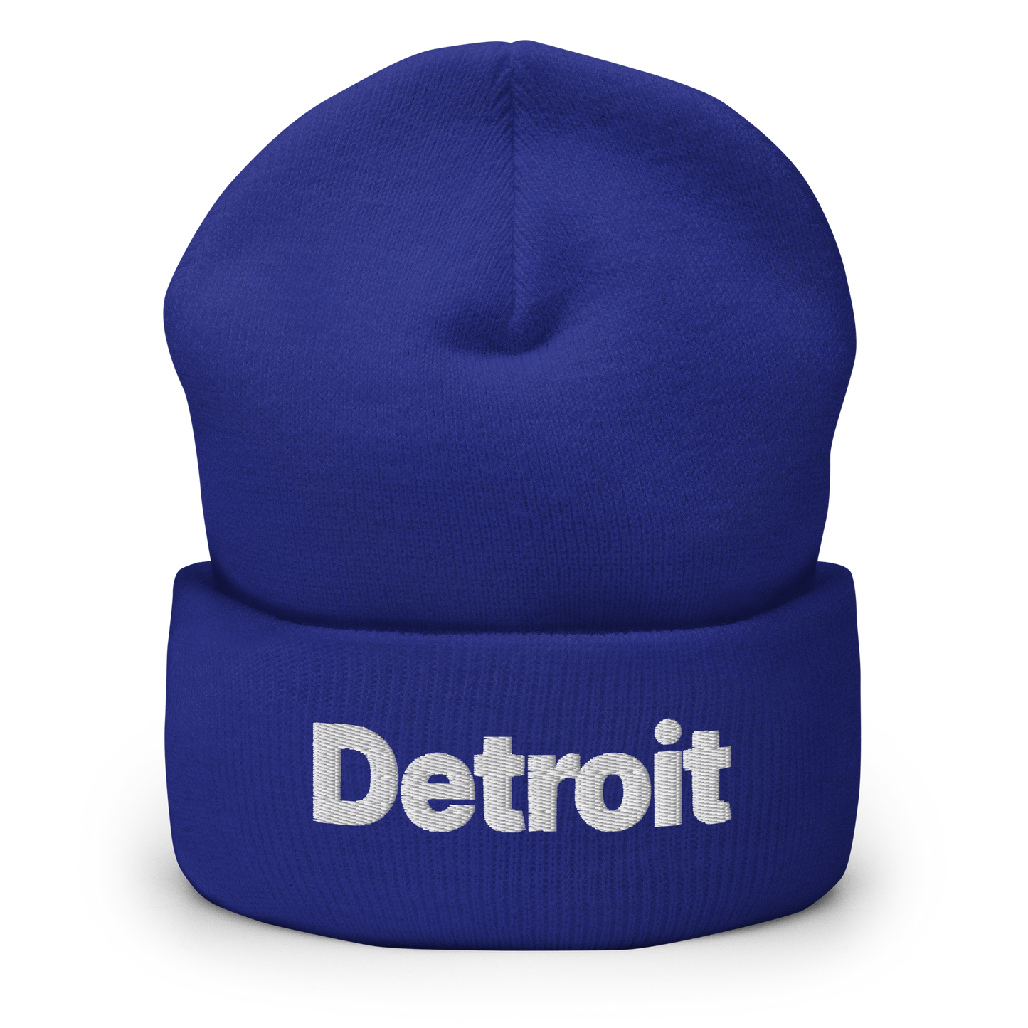 'Detroit' Cuffed Beanie (Small SUV Font)