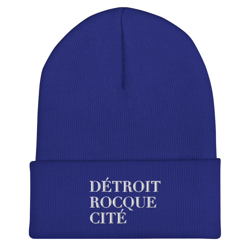 'Détroit Rocque Cité' Cuffed Beanie