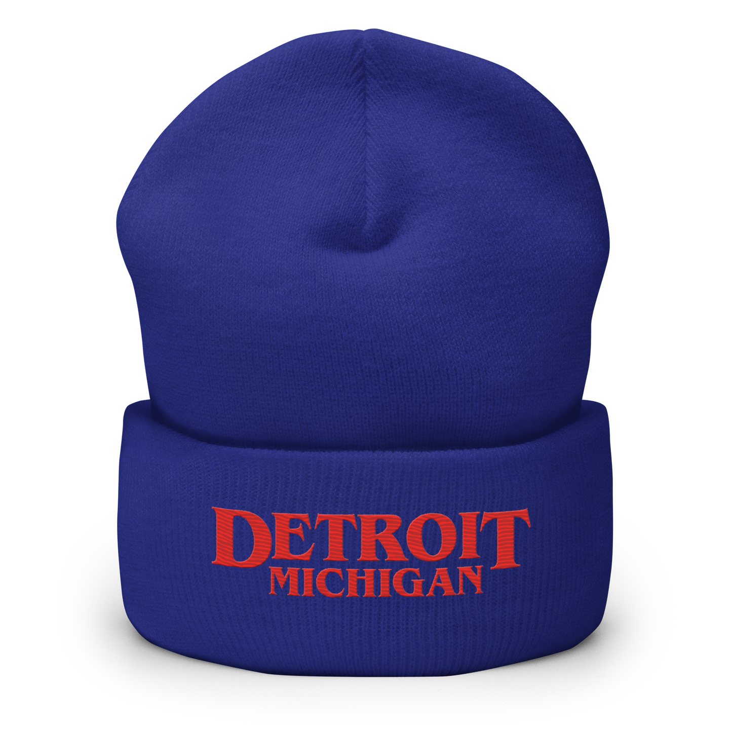 'Detroit Michigan' Cuffed Beanie (80s Teen Drama Parody)