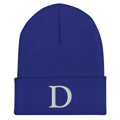 Detroit 'Old French D' Cuffed Beanie