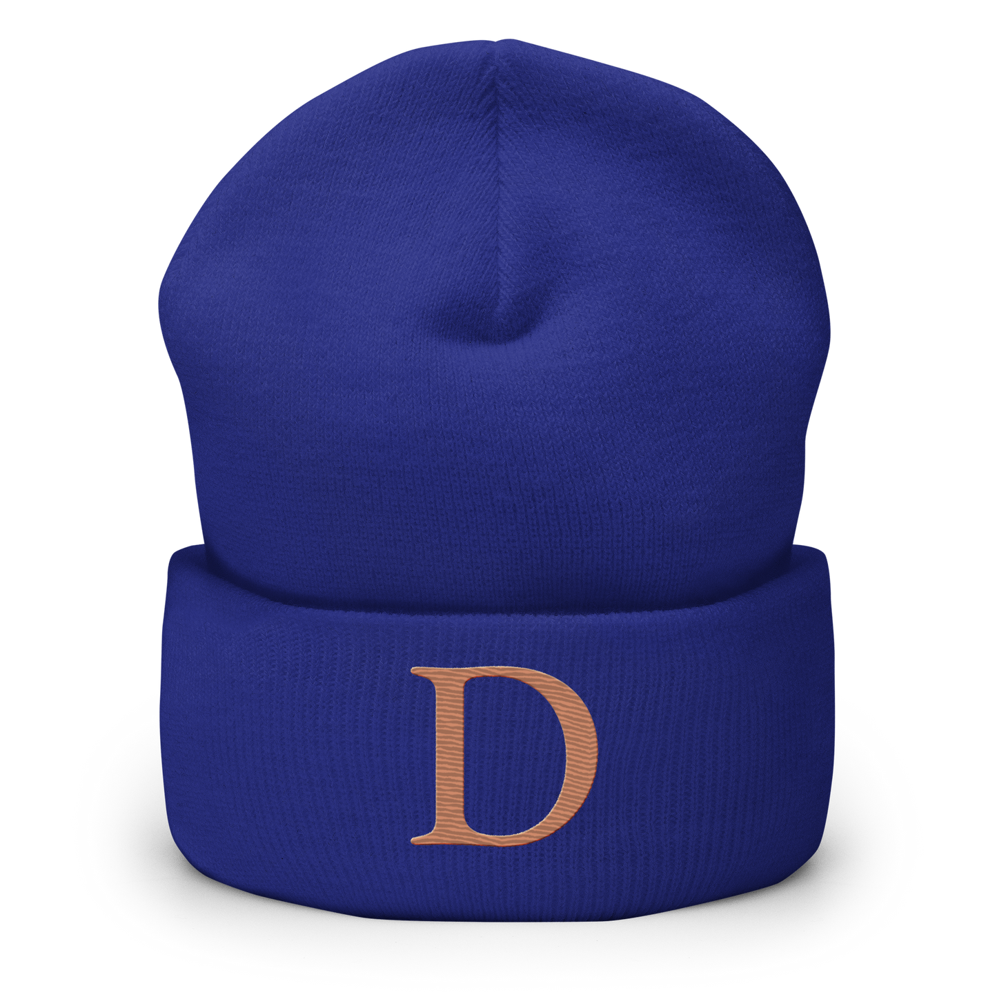 Detroit 'Old French D' Cuffed Beanie (Copper)