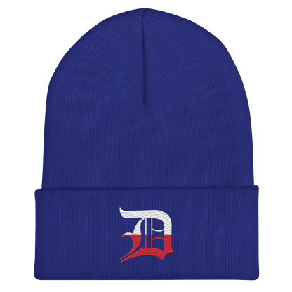 Detroit 'Old English D' Cuffed Beanie (Polish Edition)