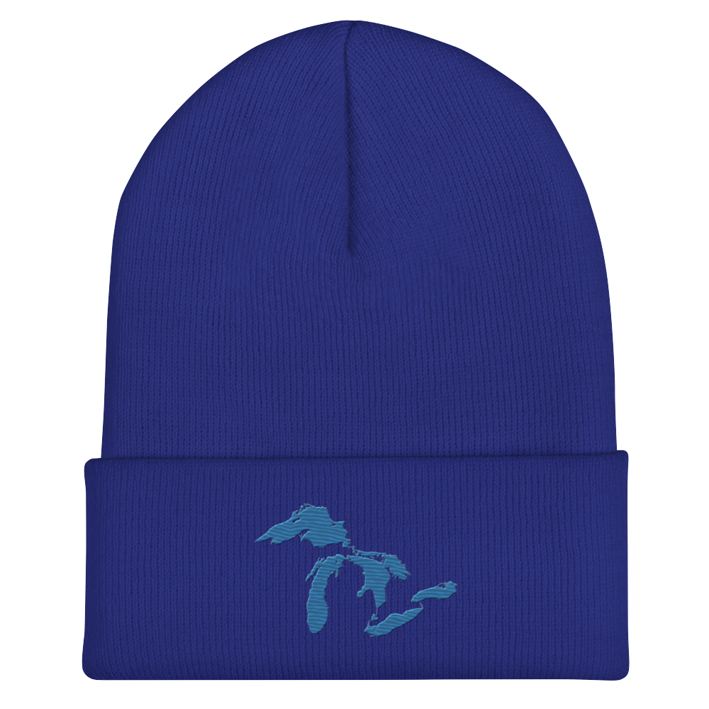 Great Lakes Cuffed Beanie (Superior Blue)