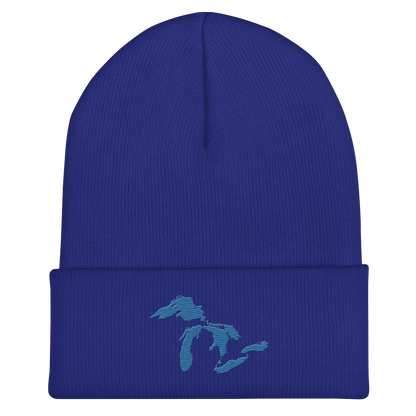 Great Lakes Cuffed Beanie (Superior Blue)