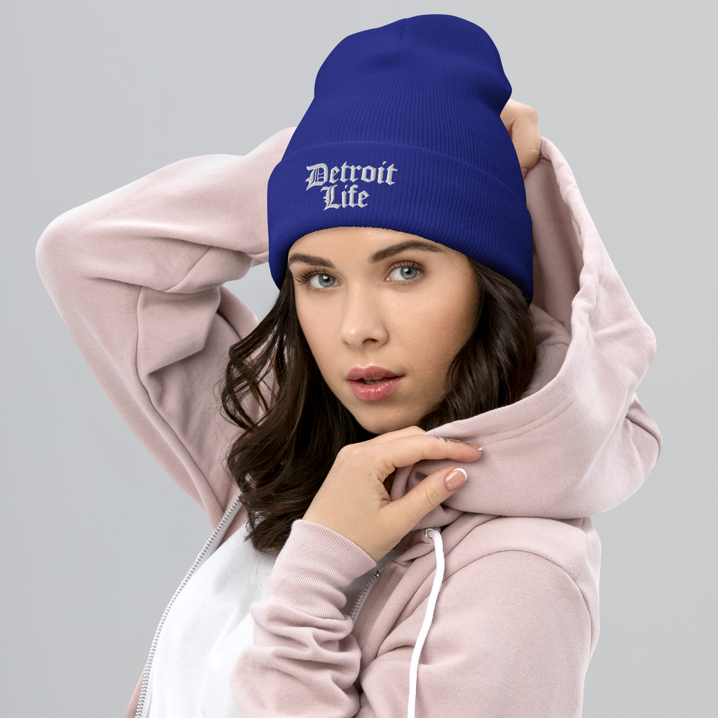 'Detroit Life' Cuffed Beanie